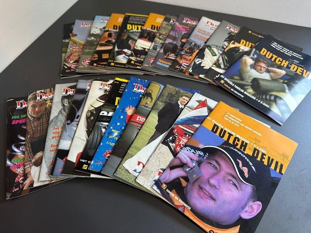 Verzameling Jos Verstappen items (Dutch Devil/posters/fotos), Ophalen of Verzenden, Gebruikt, Formule 1