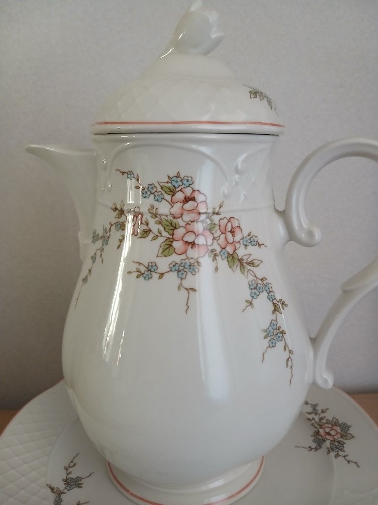 Villeroy & Boch Rosetta 9 delig ontbijt set, Ophalen, Klassiek, Villeroy & Boch, Zo goed als nieuw