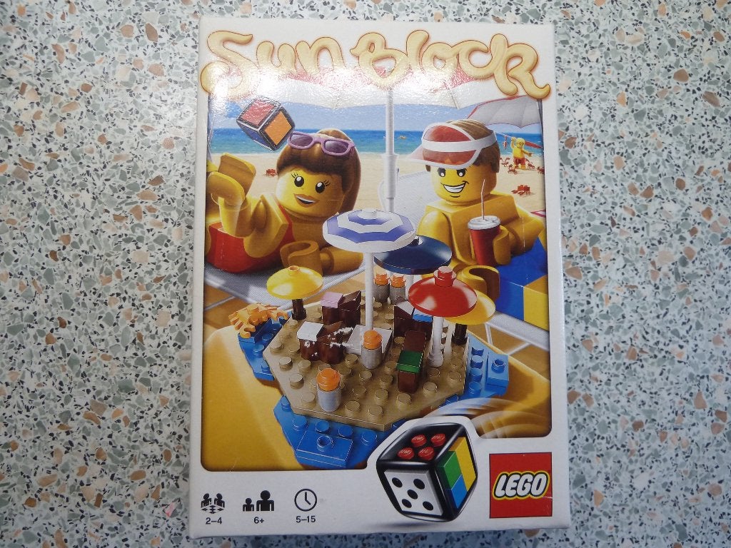 LEGO spel Sunblock 3852, Lego, Ophalen of Verzenden, Zo goed als nieuw, Complete set