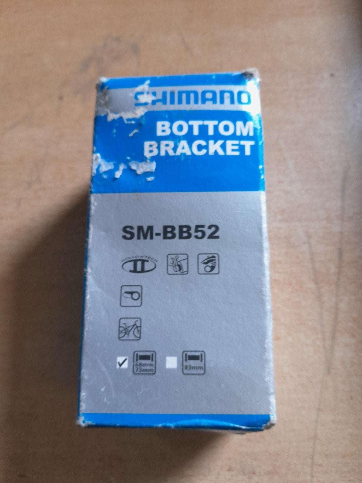 Shimano SM-BB52 Bottom Bracket - Nieuw in verpakking, Fietsen en Brommers, Fietsonderdelen, Crankstel of Pedalen, Nieuw, Ophalen of Verzenden