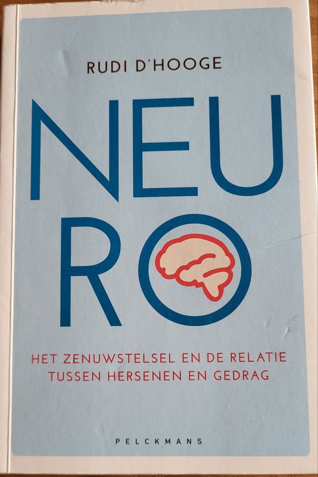 boek: Neuro - Rudi d'Hooge, Ophalen of Verzenden, Zo goed als nieuw, Rudi D'Hooge, Natuurwetenschap