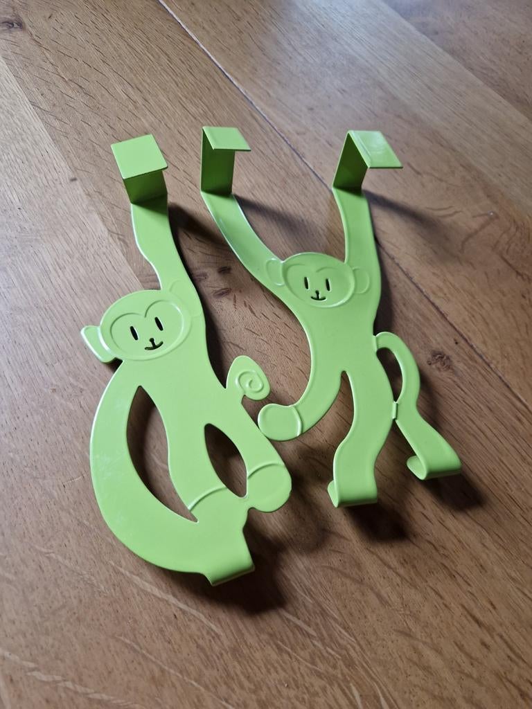 DEUR KAPSTOKJES AAP, Huis en Inrichting, Woonaccessoires | Kapstokken, Ophalen of Verzenden, Metaal, Wandkapstok, Minder dan 100 cm