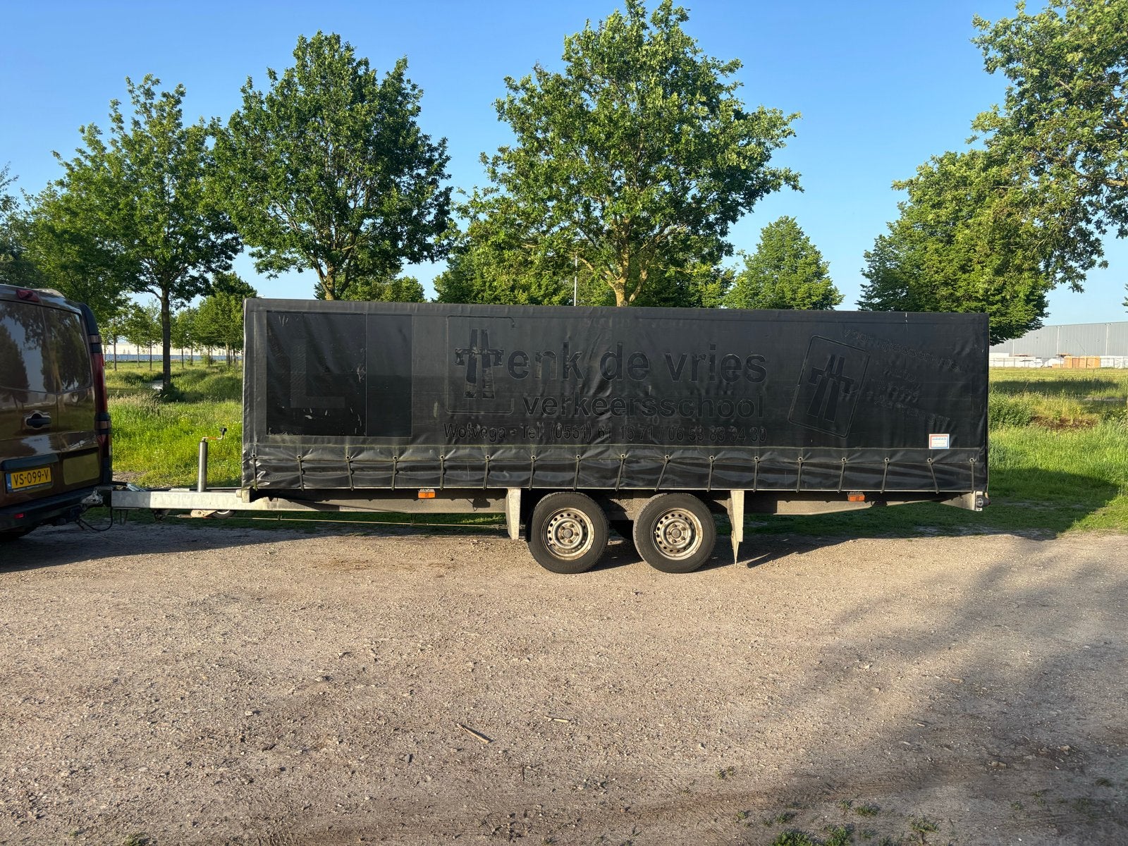 te koop mooie ruime aanhanger., Ophalen, Gebruikt