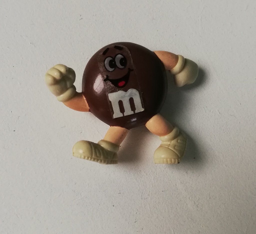 Vintage M&M sport poppetje uit 1991, Ophalen of Verzenden, Gebruikt, Overige typen