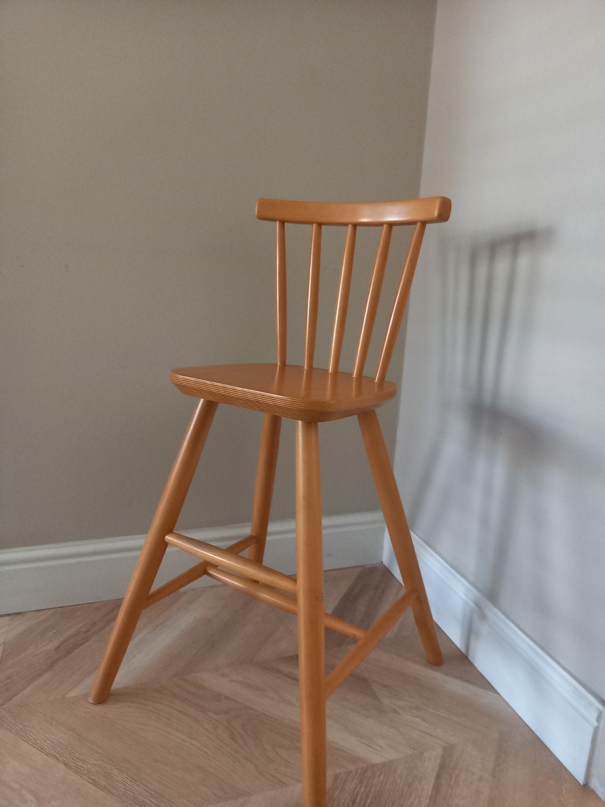IKEA AGAM Houten Kinderstoel, Kinderen en Baby's, Kinderstoelen, Ophalen, Gebruikt, Meegroeistoel, Aanschuifbaar