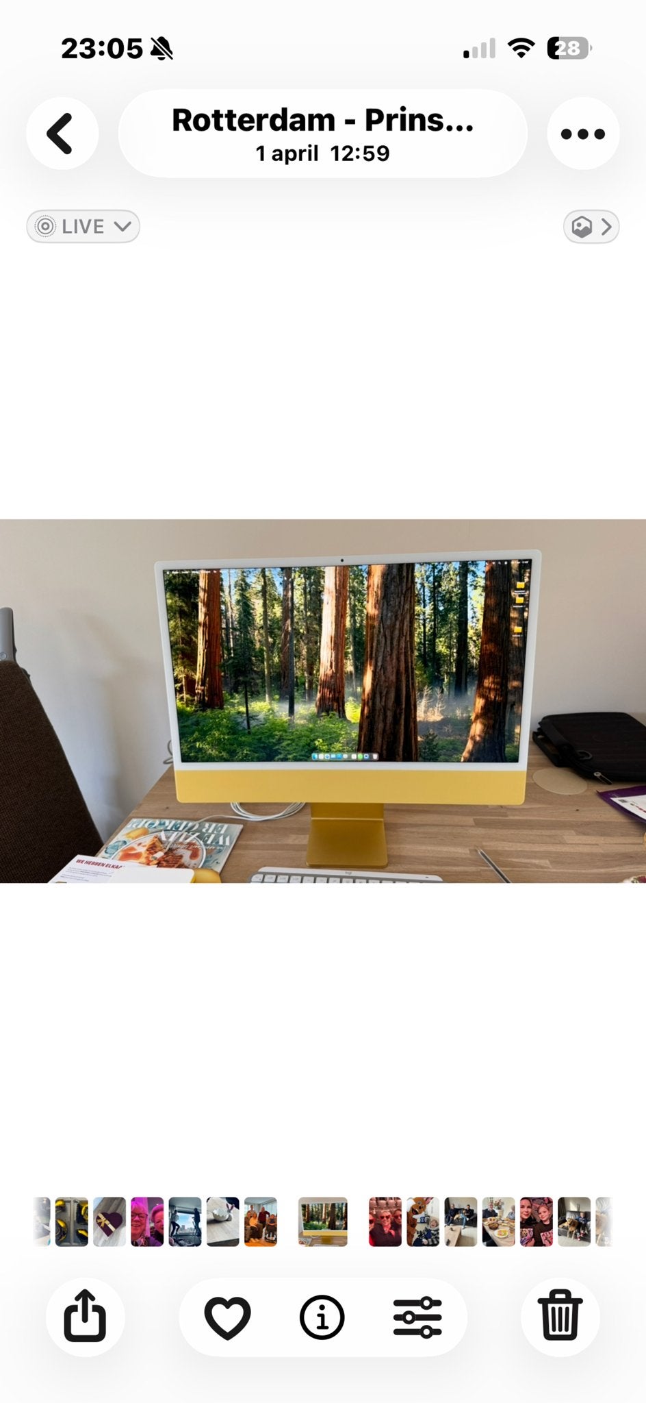 Apple iMac M1 24-inch (2021) - Geel, Computers en Software, Ophalen, IMac, Zo goed als nieuw, 3 tot 4 Ghz