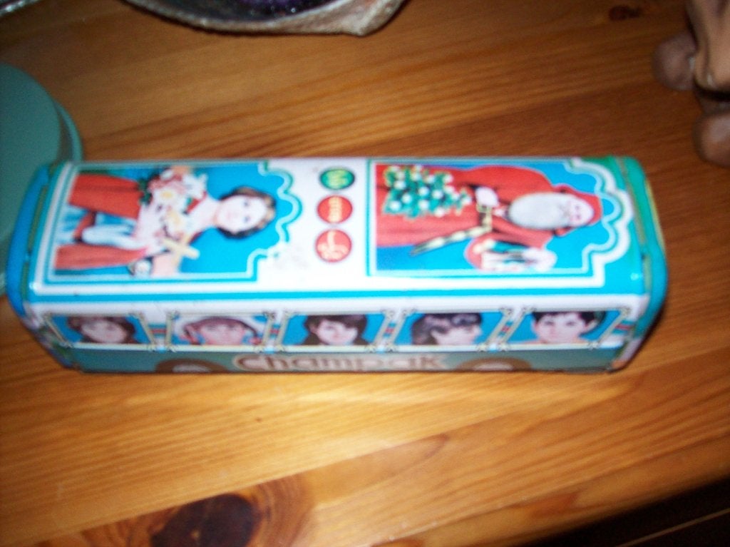 zeldzame blauw vintage tin toy champak frictiebus, Antiek en Kunst, Ophalen