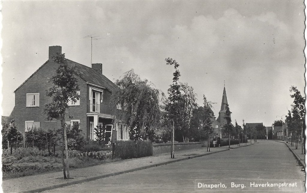 Dinxperlo, Burg.Haverkampstraat. Opruimingskaart, Verzenden, 1940 tot 1960, Ongelopen, Gelderland