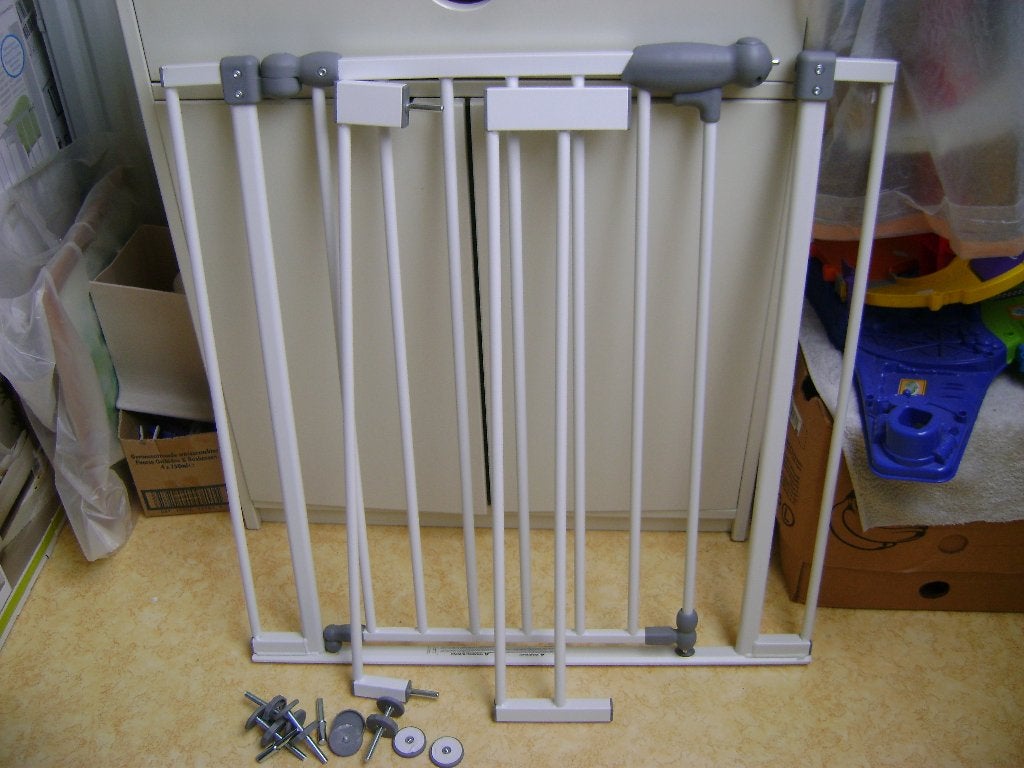 traphek met drukknoppen 74hx60 breed en verlengstuk van 14cm, Kinderen en Baby's, Traphekjes, Overige typen, Ophalen of Verzenden