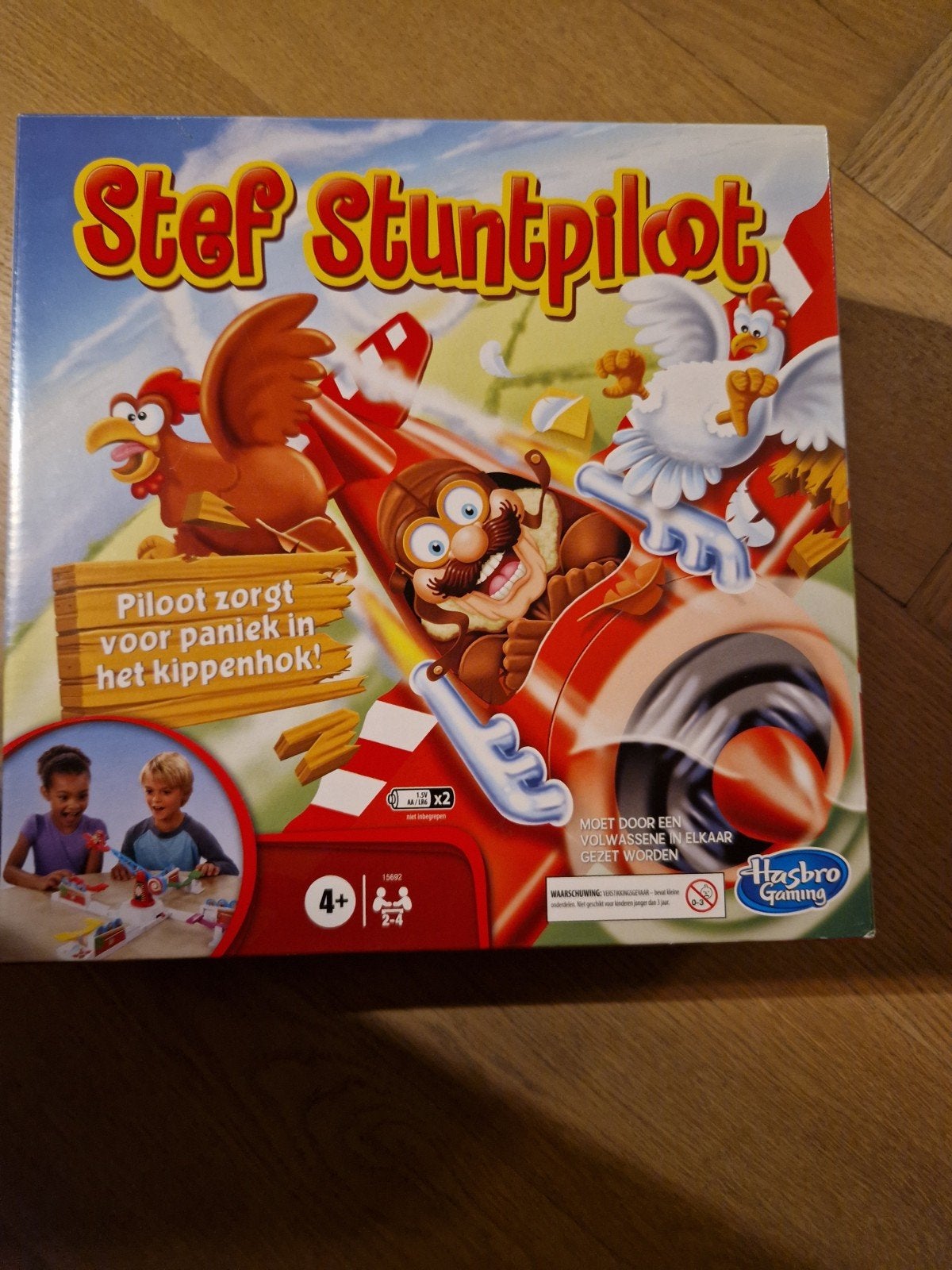 Stef Stuntpiloot, Drie of vier spelers, Ophalen of Verzenden, Gebruikt, Hasbro Gaming