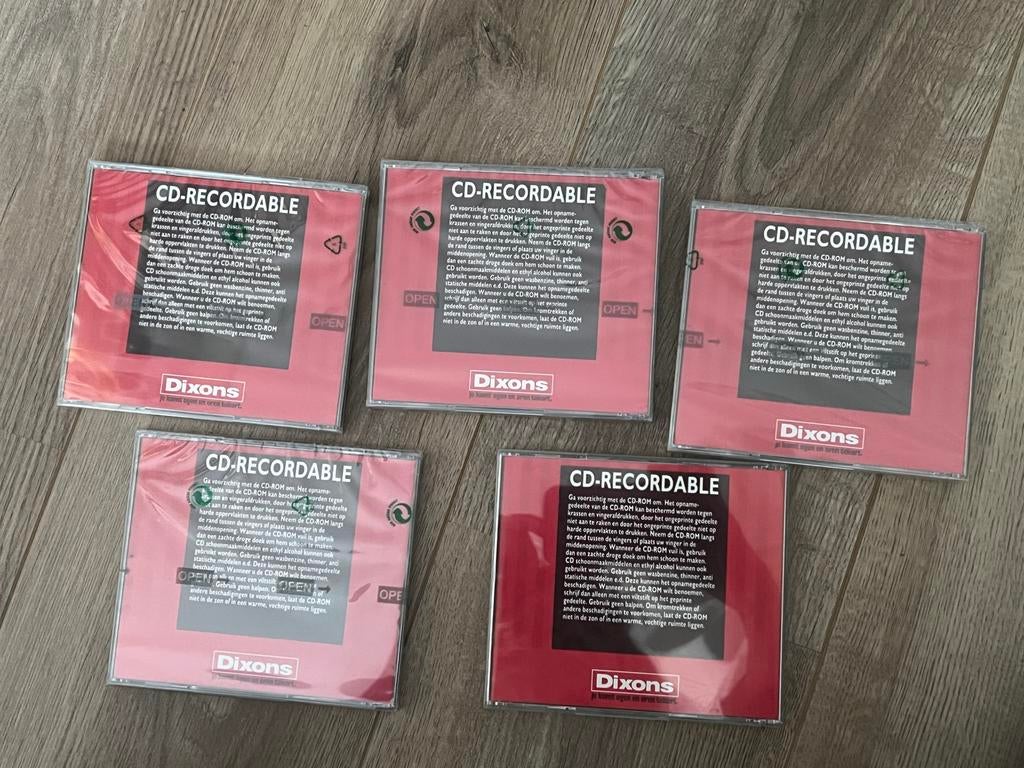 Dixons CD-R 700 MB 80 MIN (5x), Ophalen of Verzenden, Nieuw, Cd, Op spindel