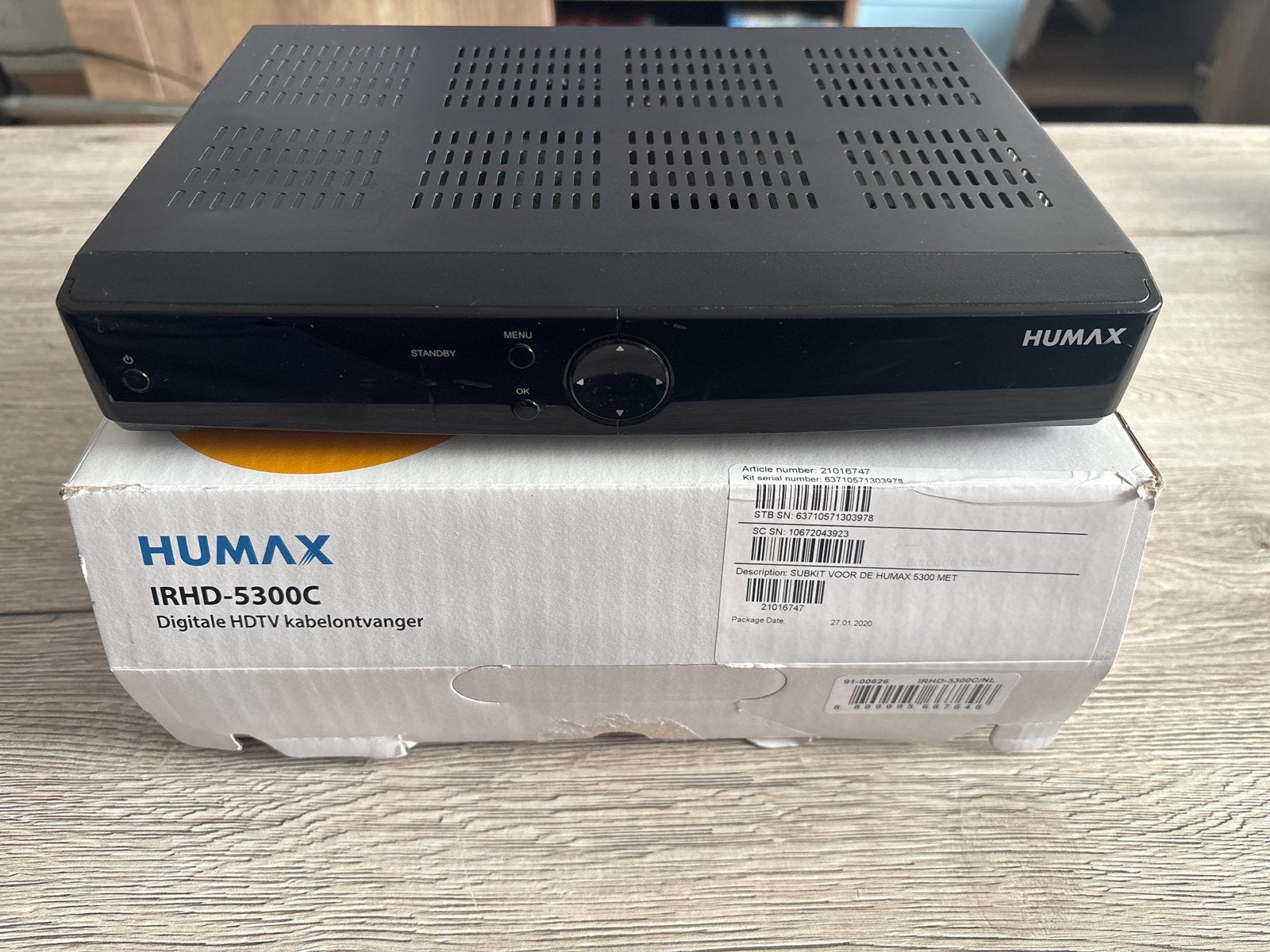 Humax IRHD-5300C Digitale HDTV Kabelontvanger, Ophalen of Verzenden, Zo goed als nieuw, Decoder
