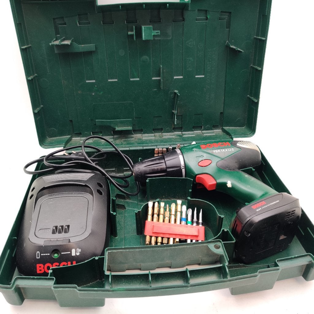 Bosch PSR Accu Schroefboormachine compleet in koffer €59.99, B, Ophalen of Verzenden, Minder dan 400 watt, B