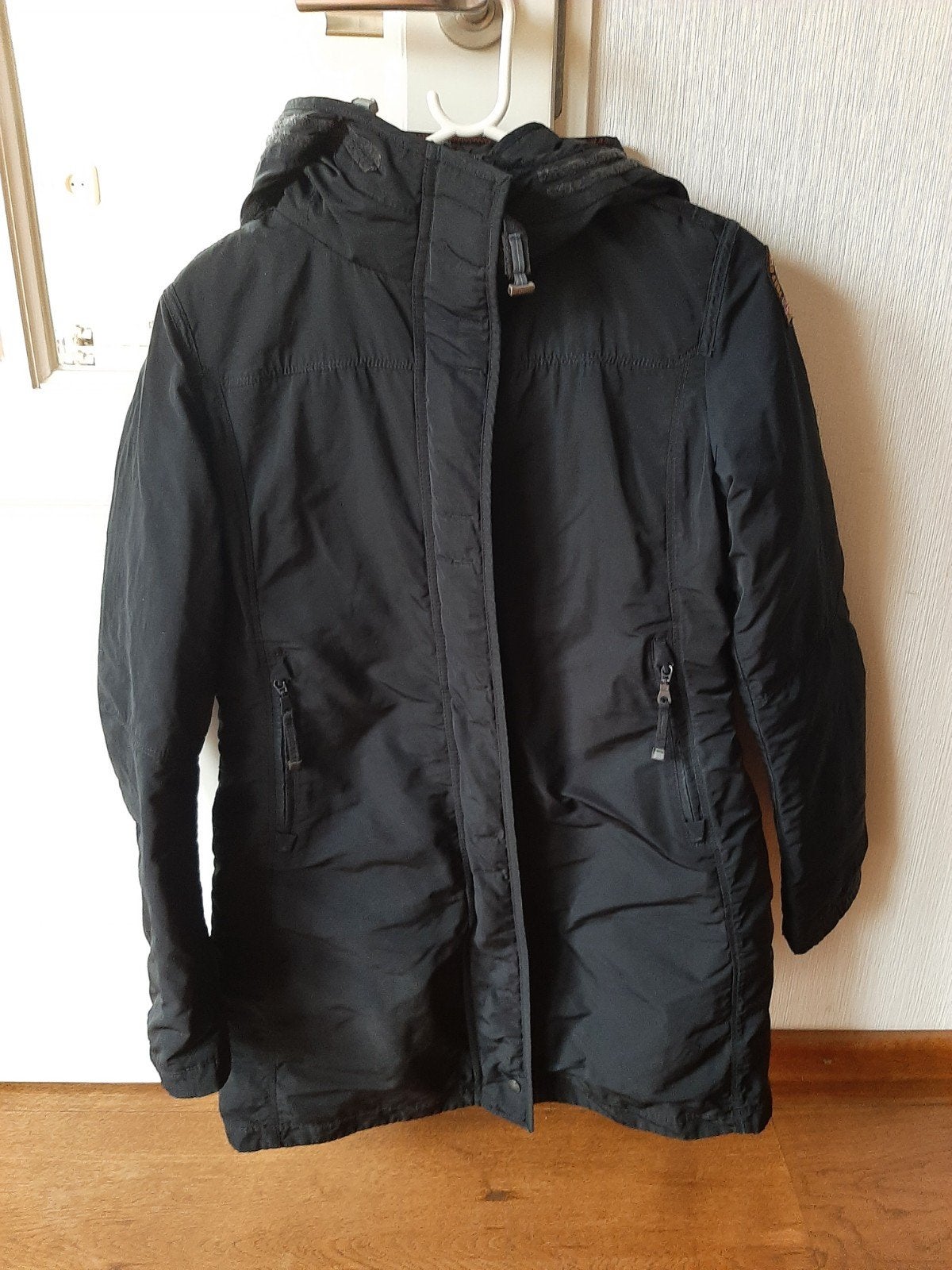 Parajumpers parka, maat M, Kleding | Dames, Maat 38/40 (M), Zwart, Zo goed als nieuw, Parajumpers