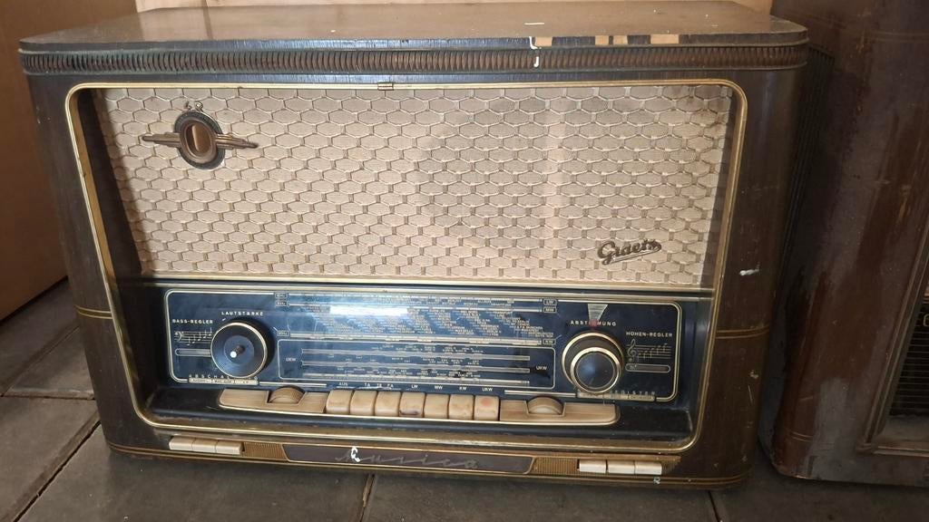 Antieke Graetz buizenradio - Jaren '50 - Musica 517, Antiek en Kunst, Ophalen