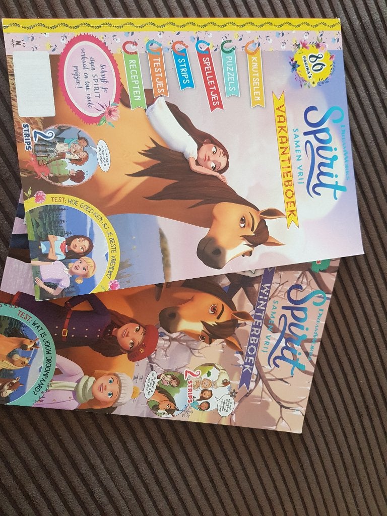 Spirit vakantieboek 2x, Meerdere stripboeken, Ophalen, Gelezen