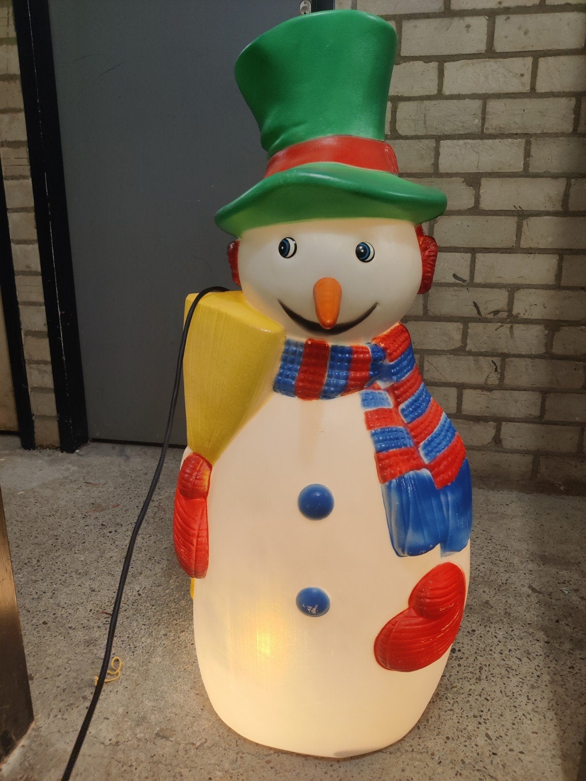 sneeuwpop 105 cm, Ophalen