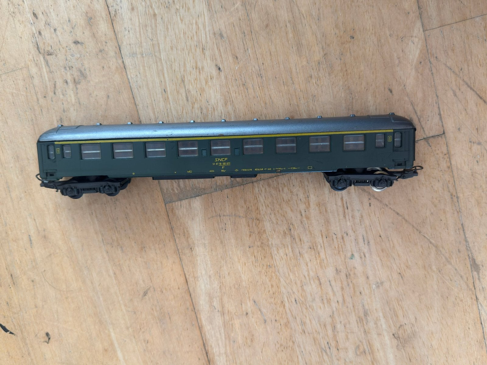 Lima SNCF rijtuig zonder buffers | 1/87 modelspoor h0, Gebruikt, Gelijkstroom, Wagon, Ophalen of Verzenden