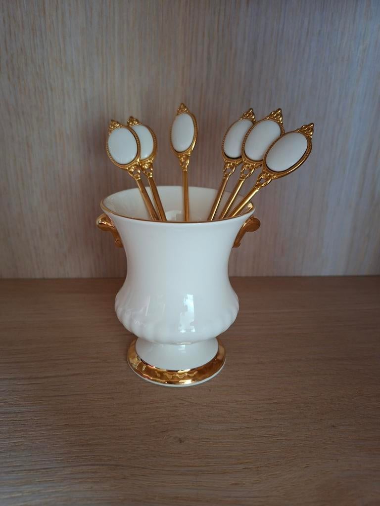 Royal Albert Val D'or theelepelvaasje, Ophalen of Verzenden