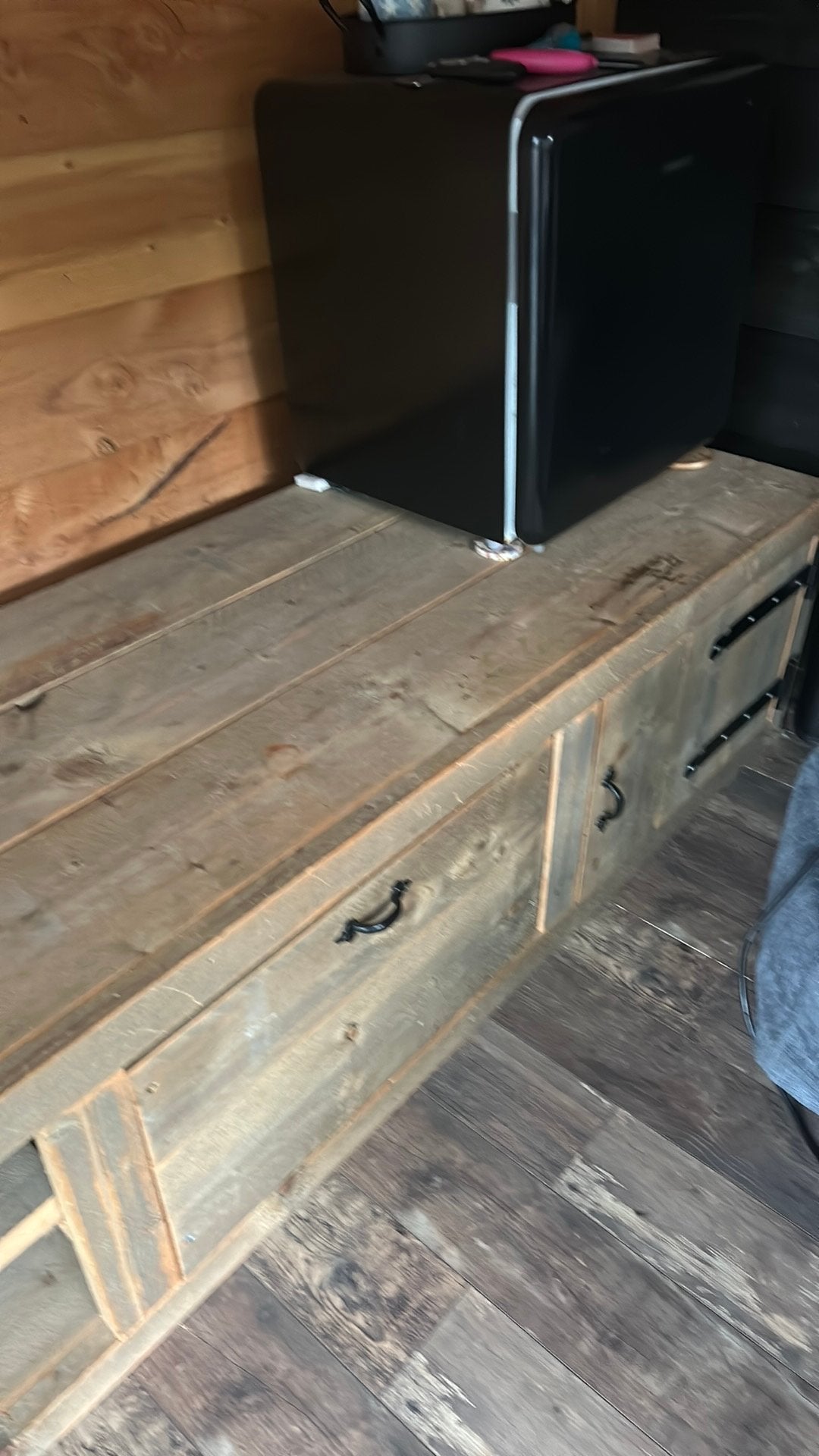 Steigerhouten Dressoir, Ophalen, Gebruikt, 50 tot 100 cm, 25 tot 50 cm