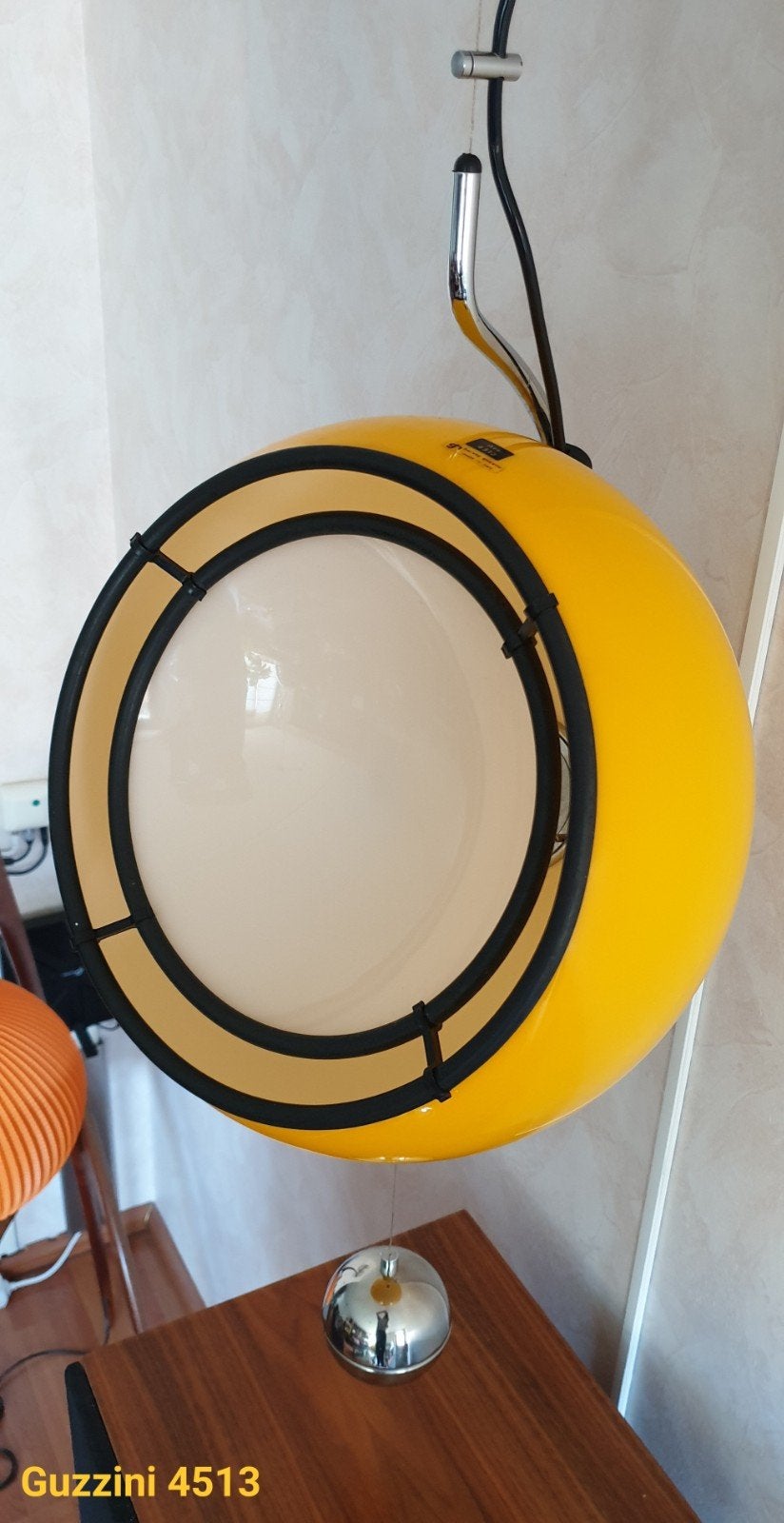 Guzzini plafondlamp type 4513, Ophalen, Zo goed als nieuw, Kunststof