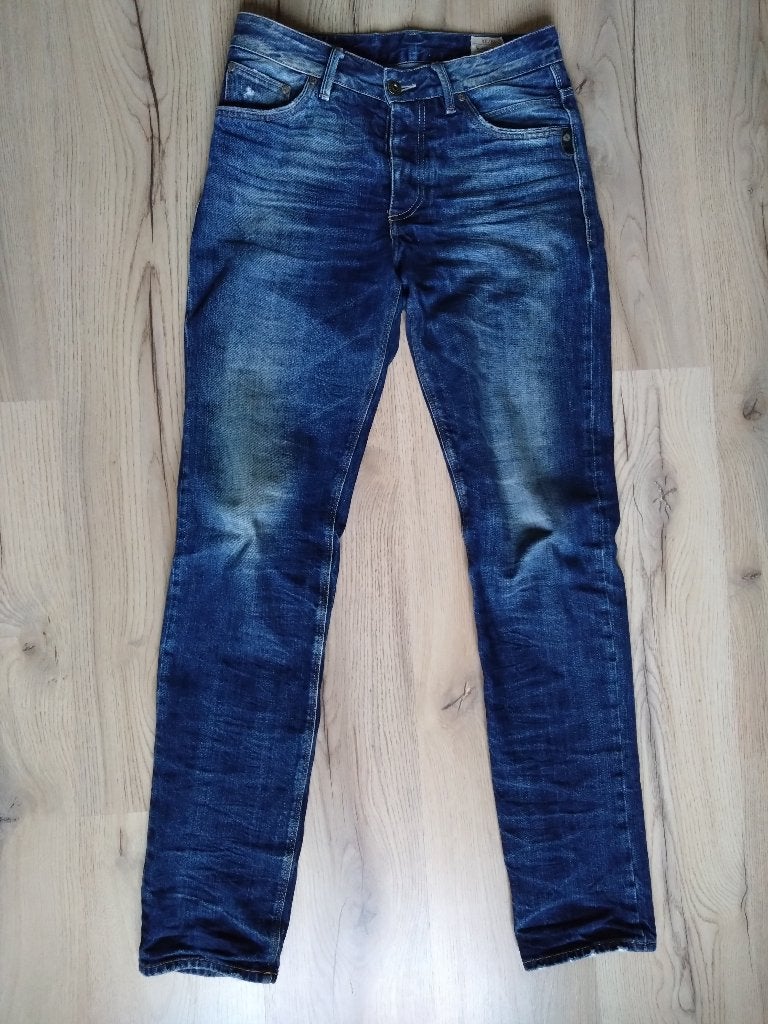 Blauwe heren jeans maat 29/34 Silver Creek, Blauw, W32 (confectie 46) of kleiner, Ophalen of Verzenden, Zo goed als nieuw