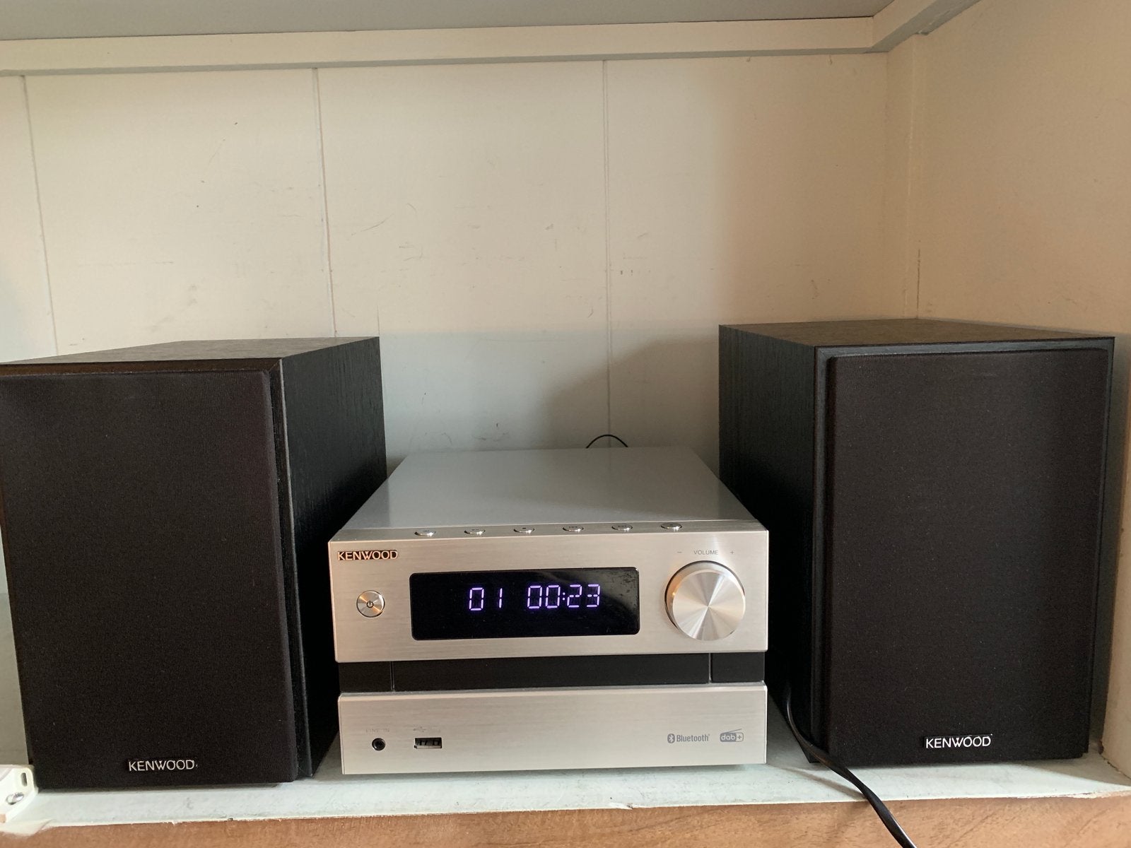 Kenwood M-720DAB - Cd , tuner, DAB, BT , line in etc, Ophalen of Verzenden, Zo goed als nieuw, Cd-speler, Overige merken