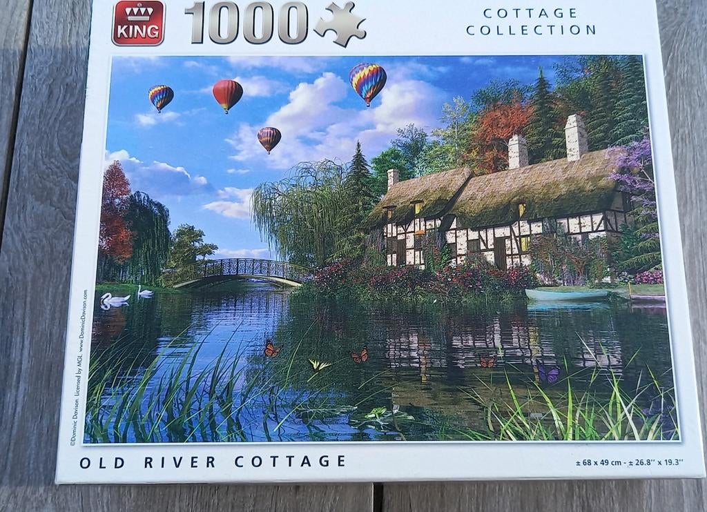 Old Rivera cottage legpuzzel, Ophalen of Verzenden, 500 t/m 1500 stukjes, Zo goed als nieuw, Legpuzzel