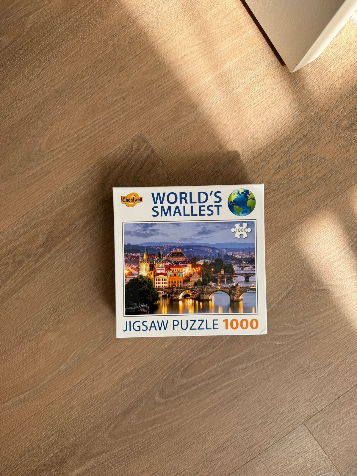 World's Smallest Jigsaw Puzzle 1000 stukjes Praag, Ophalen, 500 t/m 1500 stukjes, Zo goed als nieuw, Legpuzzel