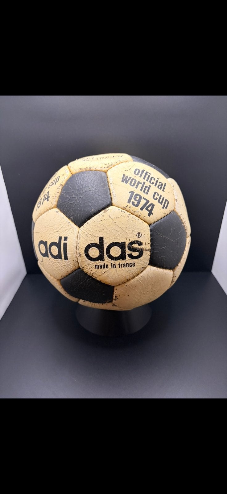 Adidas Telstar Durlast Made in France World Cup 1974, Ophalen of Verzenden, Gebruikt, Buitenlandse clubs
