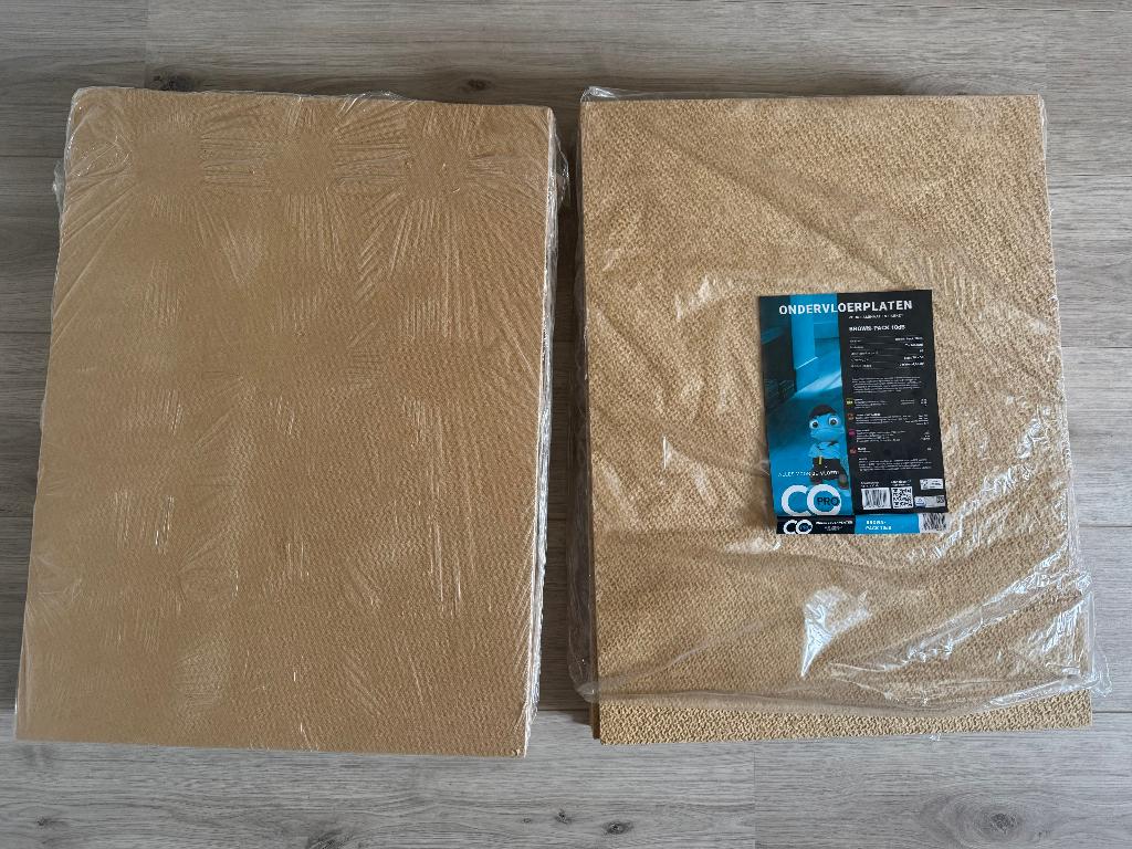 Co-Pro Brown-Pack 10dB ondervloer 19 platen 9 m² TÜV/FSC, Ophalen, Overige materialen, 30 cm of meer, 50 tot 150 cm