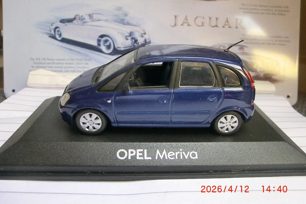 Opel Meriva type 1 1:43, Hobby en Vrije tijd, Modelauto's | 1:43, Ophalen of Verzenden, Zo goed als nieuw, Auto, MiniChamps