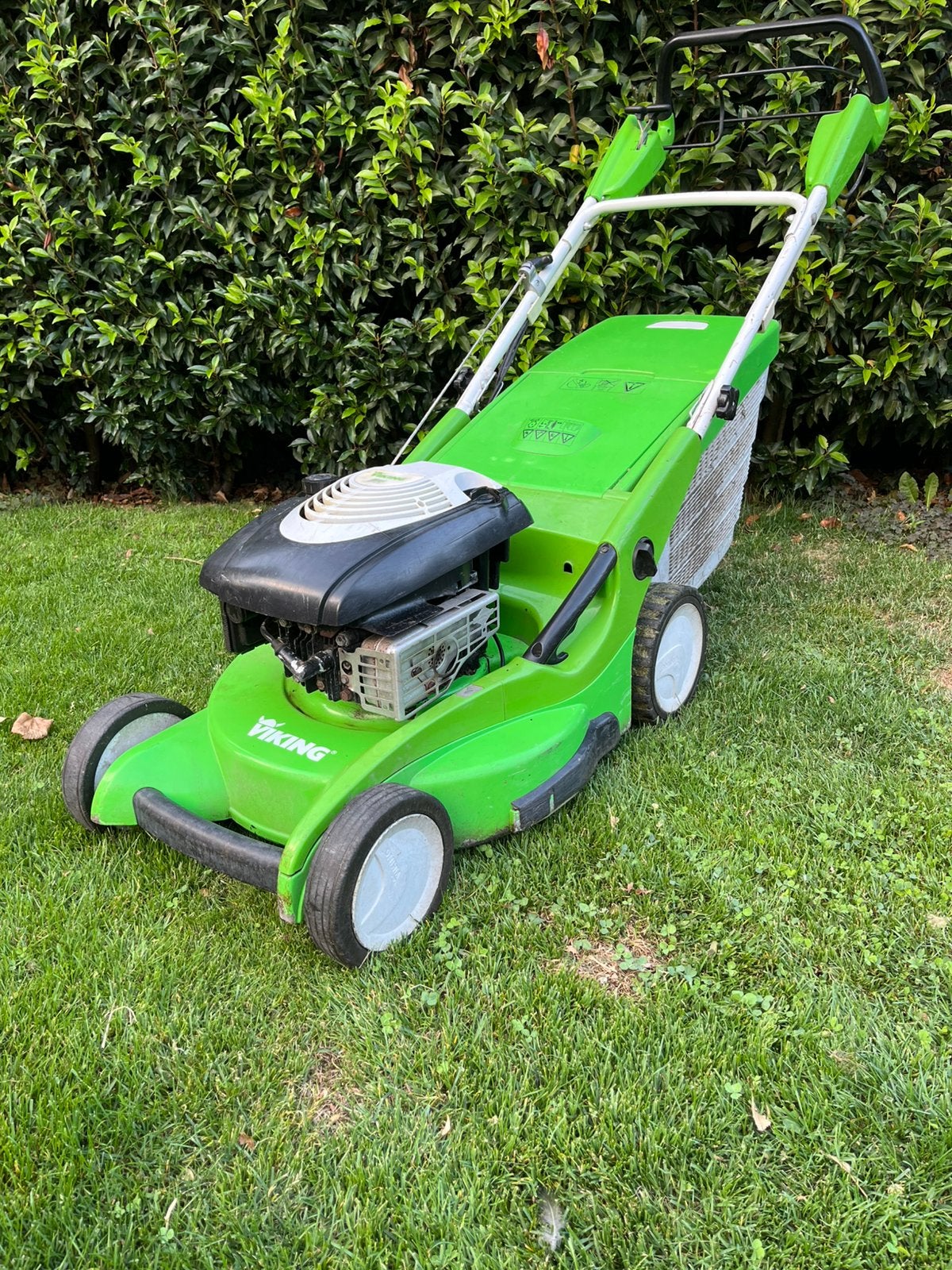 Viking  MB 655 GS, Tuin en Terras, Grasmaaiers, Ophalen, Gebruikt, Opvangbak, Benzine-grasmaaier