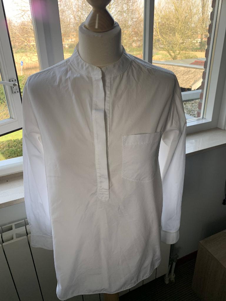 Mooie witte blouse Vince, Kleding | Dames, Ophalen of Verzenden, Zo goed als nieuw, Maat 36 (S), Wit