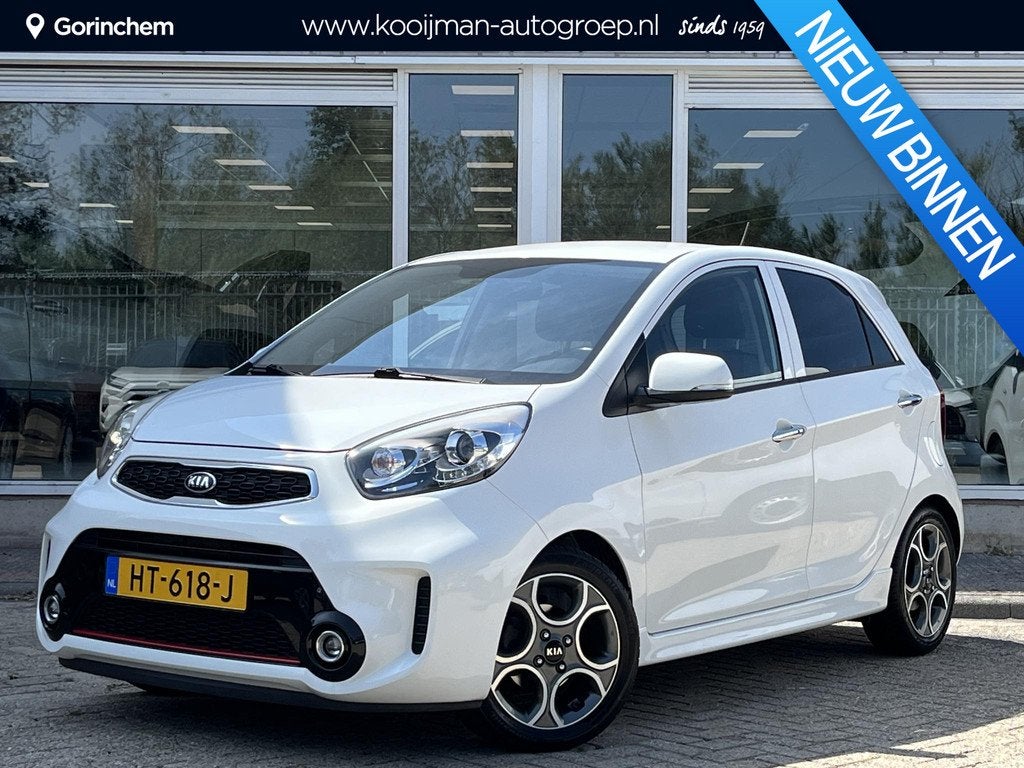 Kia Picanto 1.2 CVVT SportsLine, Auto's, Kia, Voorwielaandrijving, Euro 5, Gebruikt, 4 cilinders
