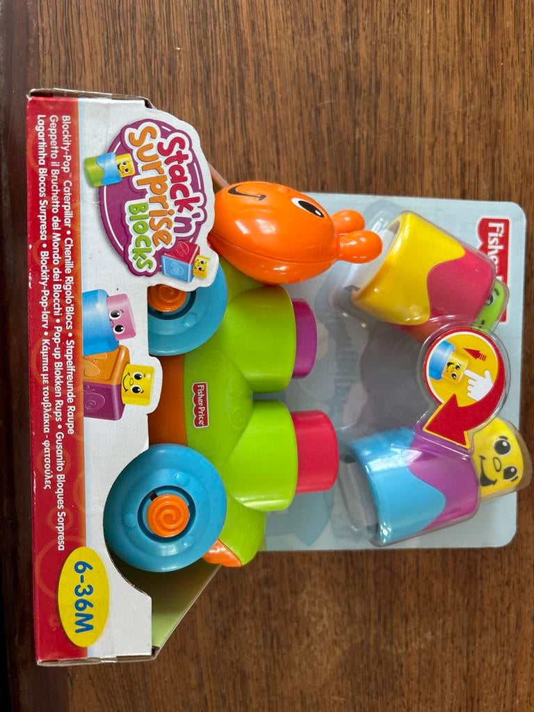Fisher-Price Stack 'n Surprise Blocks Rups, Ophalen of Verzenden, Nieuw, Overige typen