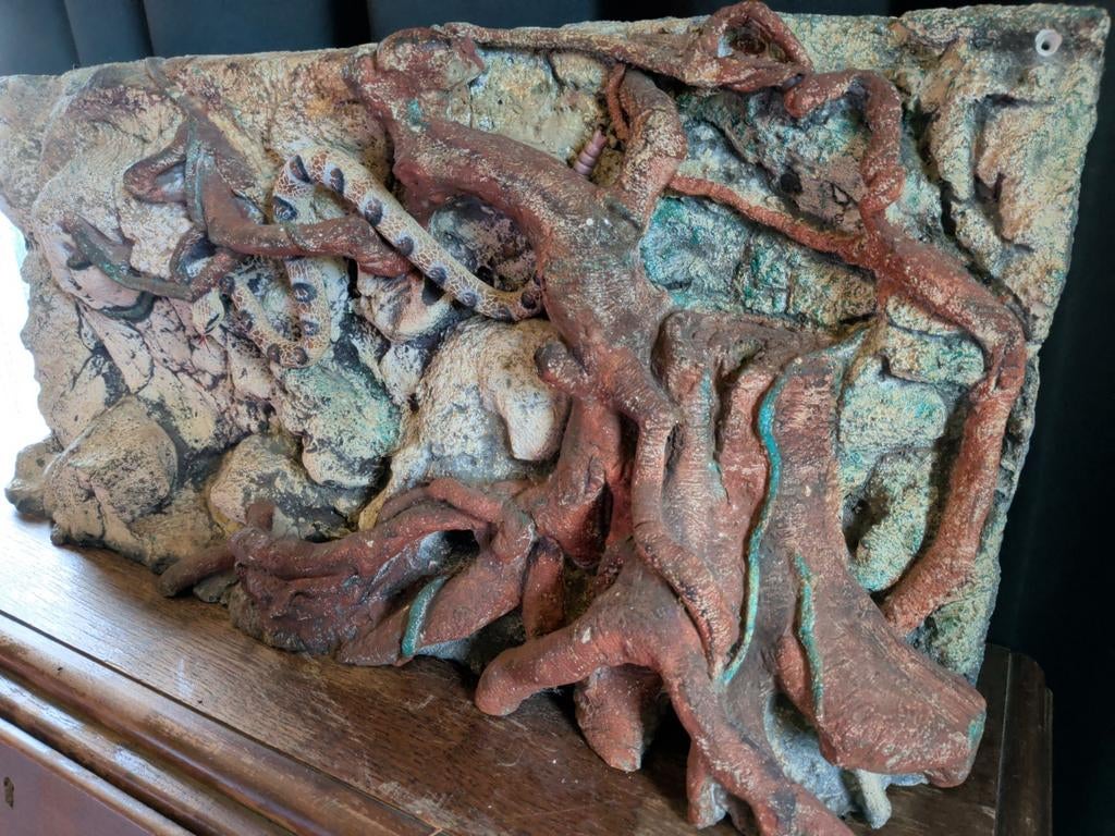 Terrarium achtergrond 76cm, breed, Dieren en Toebehoren, Reptielen en Amfibieën | Toebehoren, Ophalen