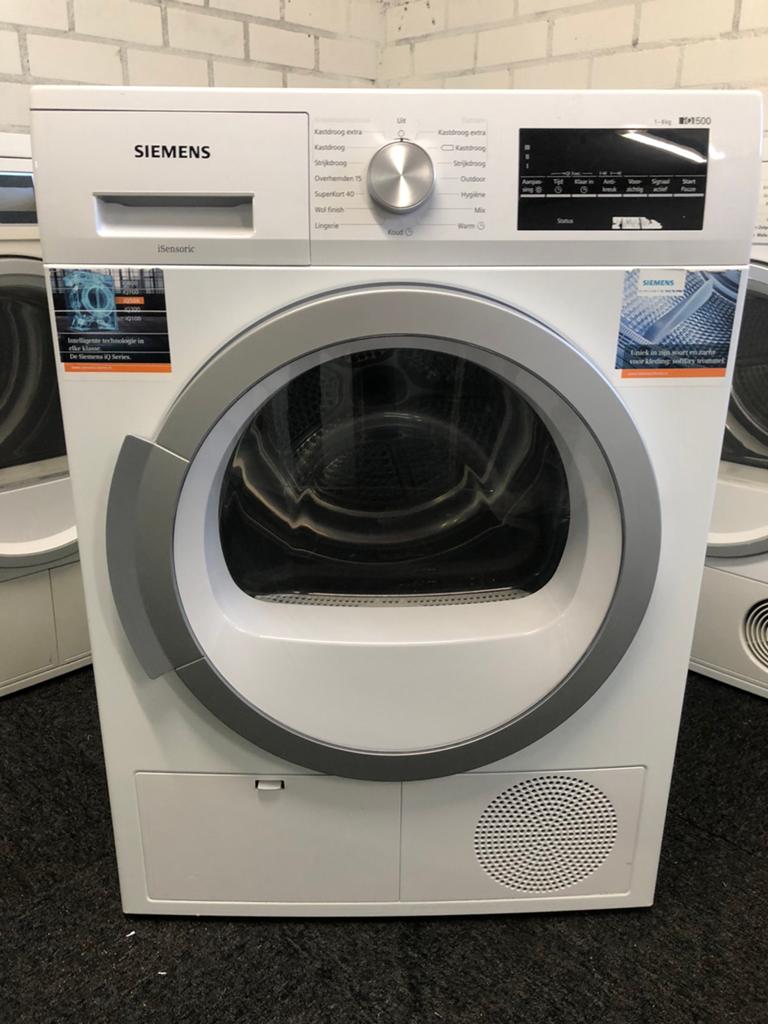 GARANTIE 8kg condensdroger Siemens iQ500 OOK WASMACHINES, Witgoed en Apparatuur, Wasdrogers, Zo goed als nieuw, Ophalen