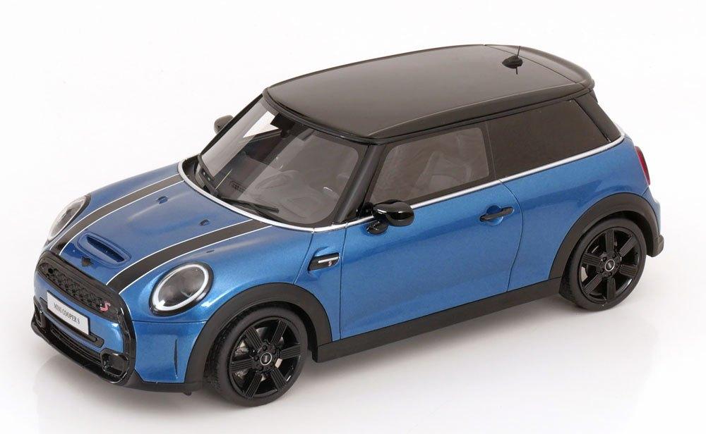 OttoMobile 1:18 Mini Cooper S 2021 blauw metallic/zwart, Ophalen of Verzenden, Nieuw, Auto, OttOMobile