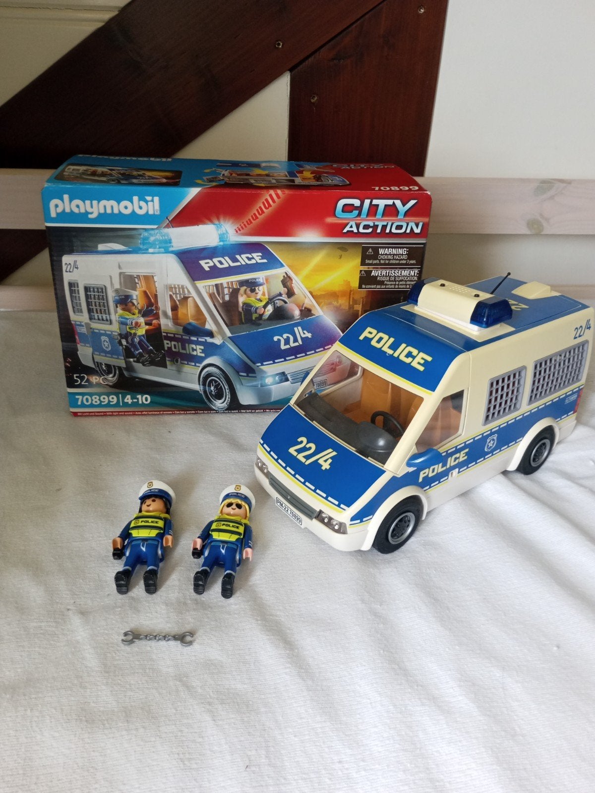 Playmobil politie auto met licht en geluid, Ophalen of Verzenden