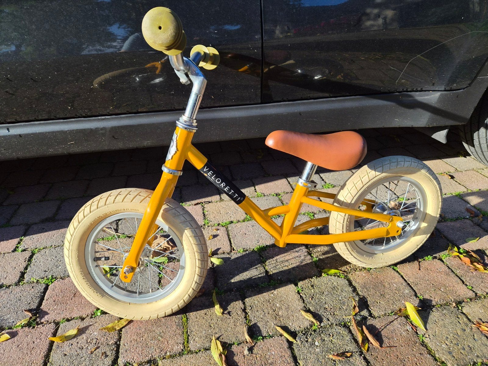 Veloretti loopfiets geel - perfect voor de kleintjes, Ophalen, Gebruikt, Minder dan 16 inch, Veloretti