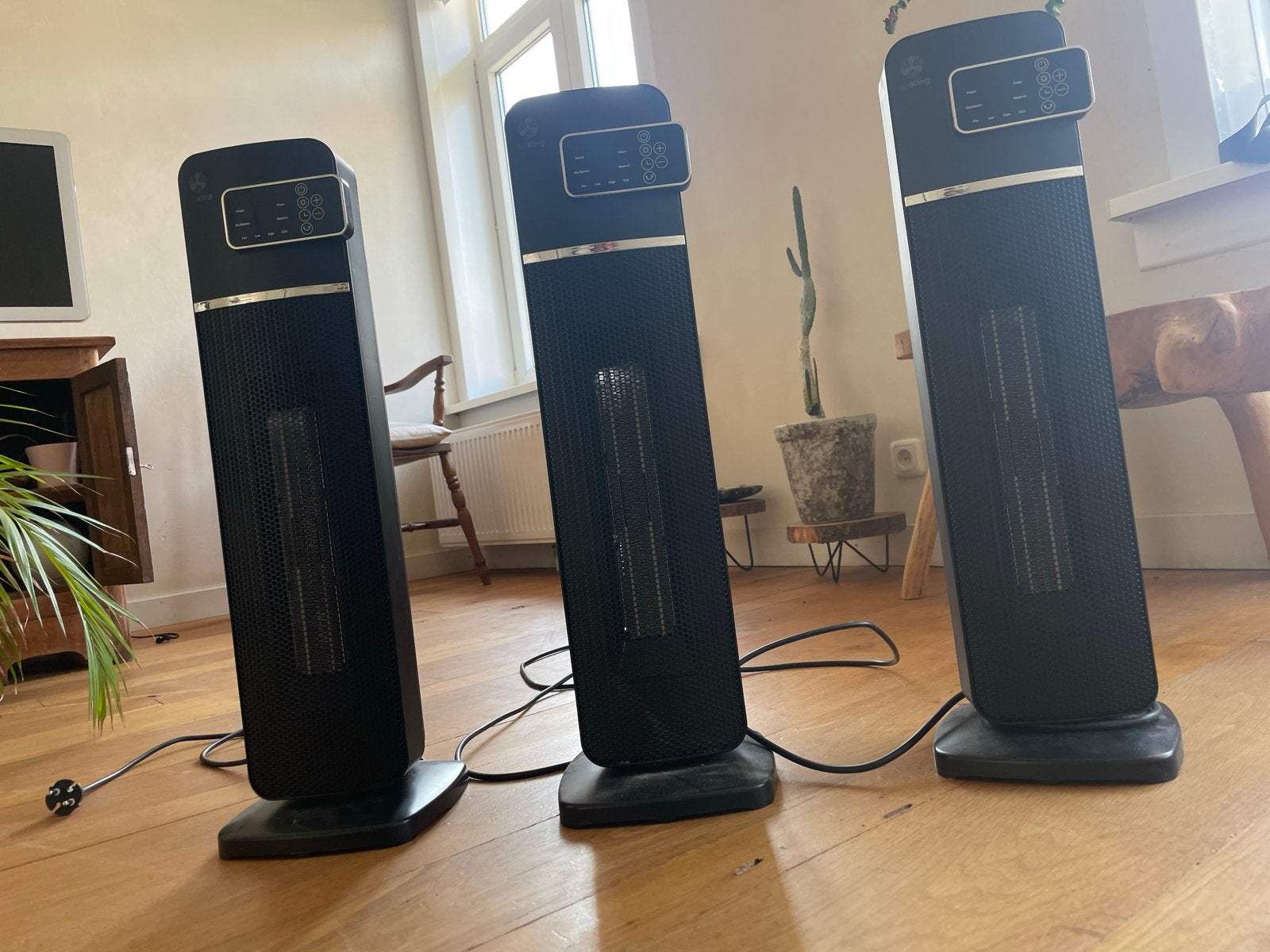 AirKing Torenkachel - verwarming en ventilator, Ophalen, Gebruikt, Kachel, Minder dan 60 cm