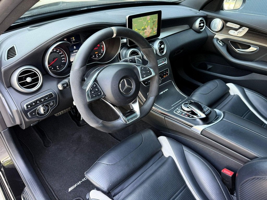 Mercedes-Benz C-klasse AMG 63 S Pano / Burmester / 360cam /, Auto's, Automaat, Achterwielaandrijving, Gebruikt, 510 pk