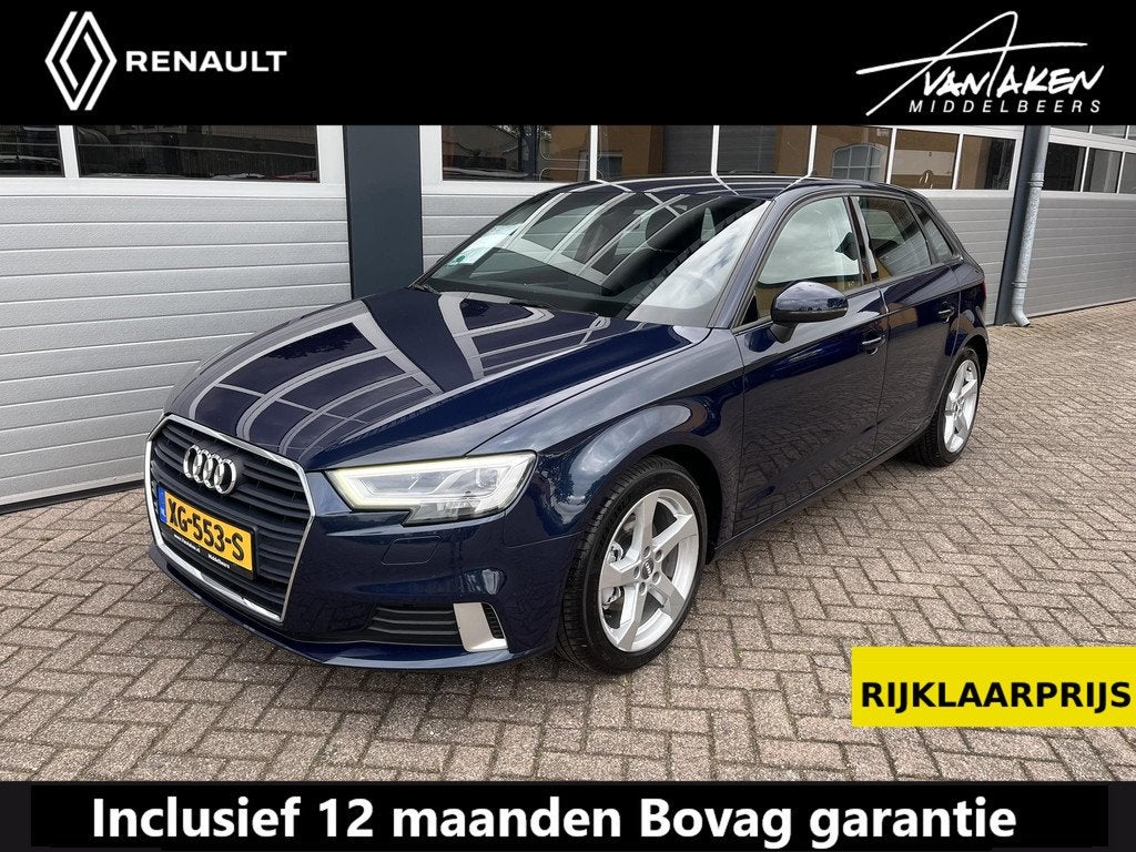 Audi A3 Sportback 30 TFSI Sport Lease Edition, Auto's, Audi, 12 maanden, Gebruikt, Blauw, 116 pk