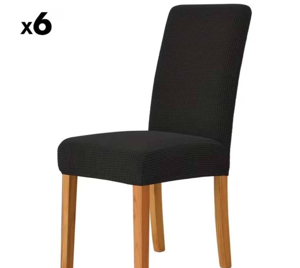 Stoelhoezen 6x, Ophalen, Gebruikt, Stof, Minder dan 150 cm