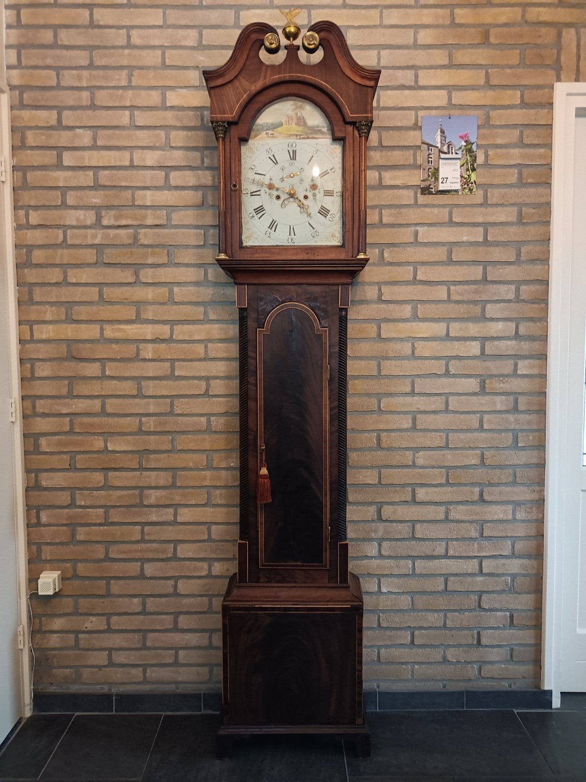 Mooie staande klok (Engelse klok), Ophalen
