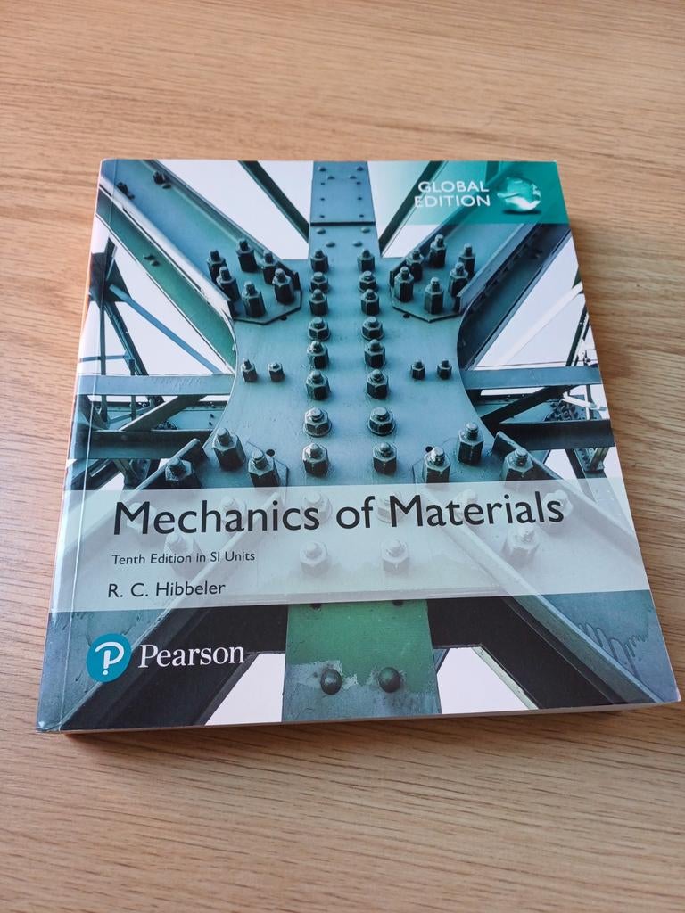 Mechanics of Materials - Hibbeler (10e, SI units), Ophalen, HBO, Zo goed als nieuw, R. C. Hibbeler