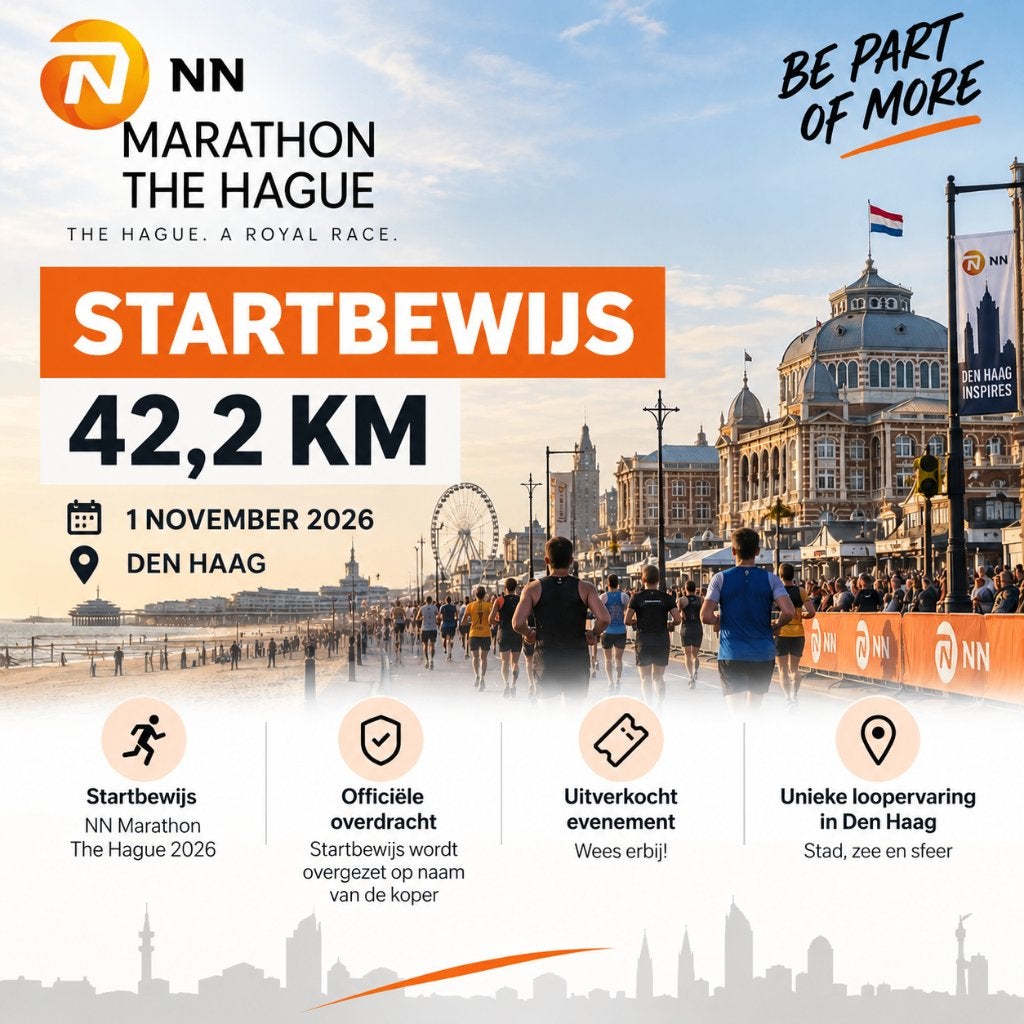 Startbewijs NN Marathon The Hague 2026, Overige merken, Verzenden, Overige typen, Nieuw