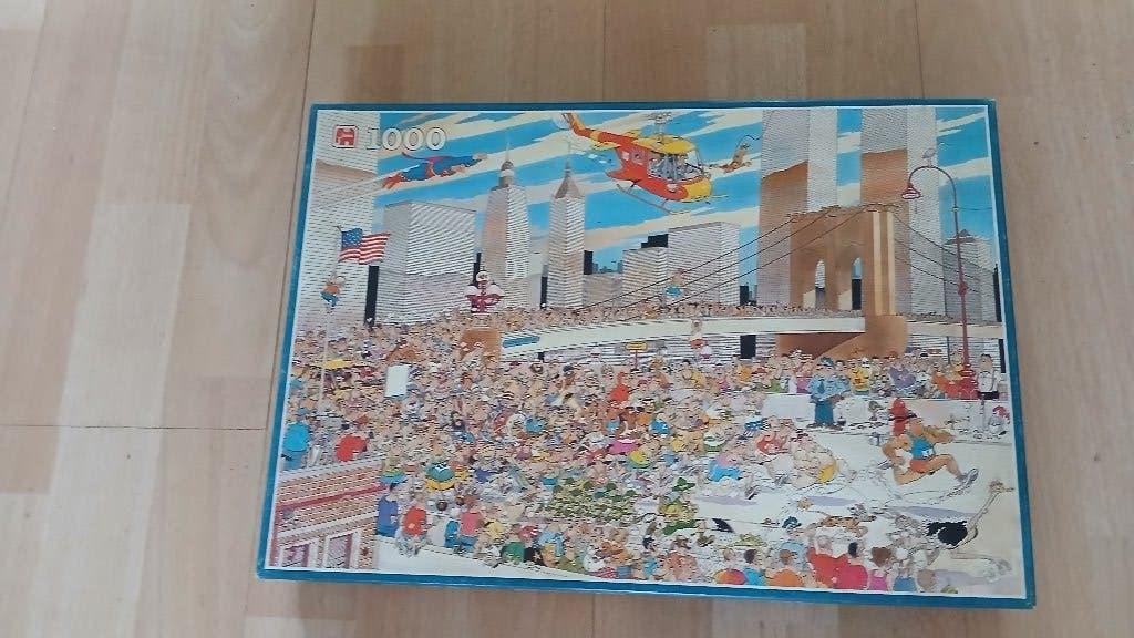 JAN VAN HAASTEREN PUZZELS 1000 STUKJES, Ophalen of Verzenden, 500 t/m 1500 stukjes, Zo goed als nieuw, Legpuzzel