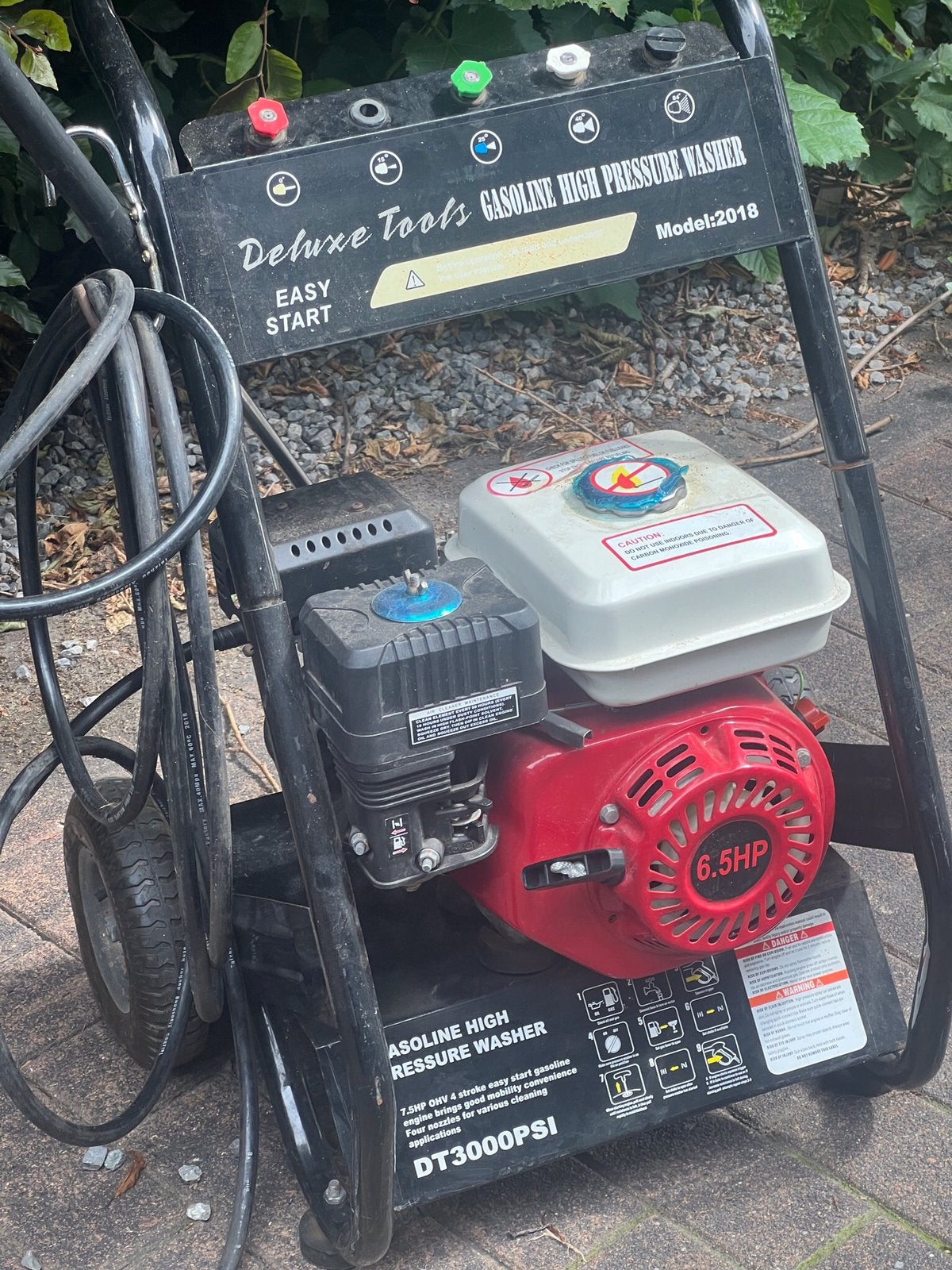 Krachtige benzine hogedrukreiniger,i, Tuin en Terras, Hogedrukreinigers, Ophalen, Zo goed als nieuw, Benzine
